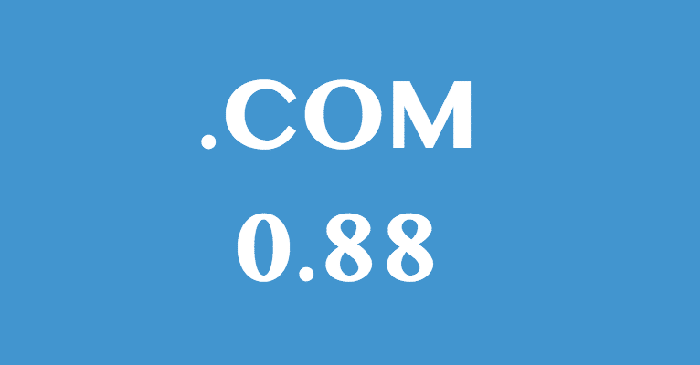 88 cent .Com domains are still available!